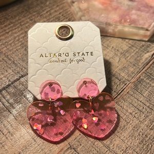 Altar’d State Fashion Jewelry Heart Earrings